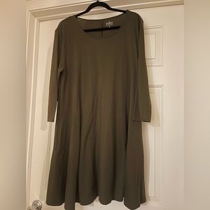 NY & Co Olive Dress